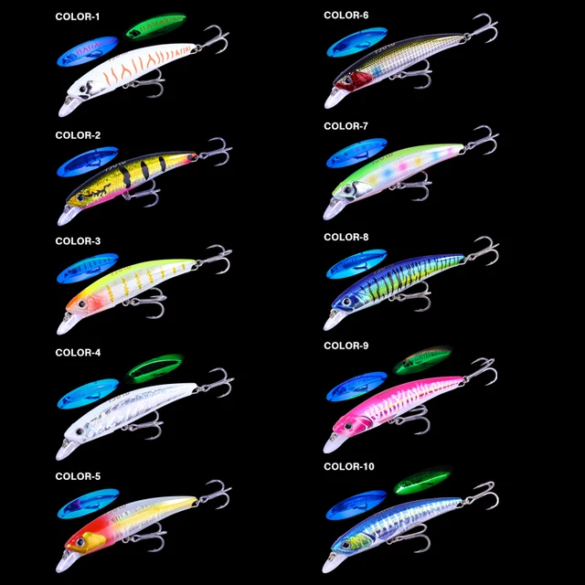 Señuelo Flotante UV Fjord, 120 mm, para Cazadores de Pescado
