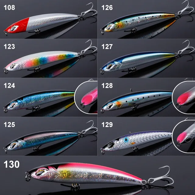 Señuelo lápiz con vinilos y minnows para pesca