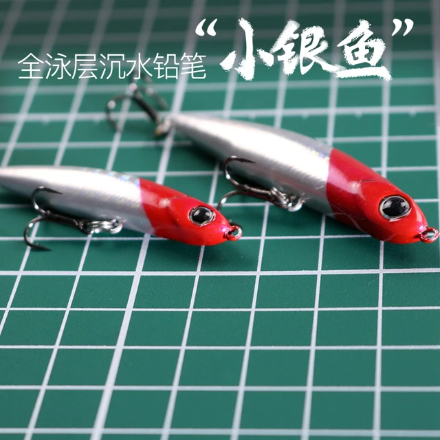 Mini lápiz Minnow para pesca en agua dulce o salada