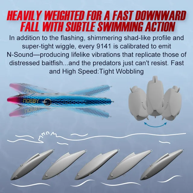 Cucharillas de vinilo para pesca en aguas de depredadores