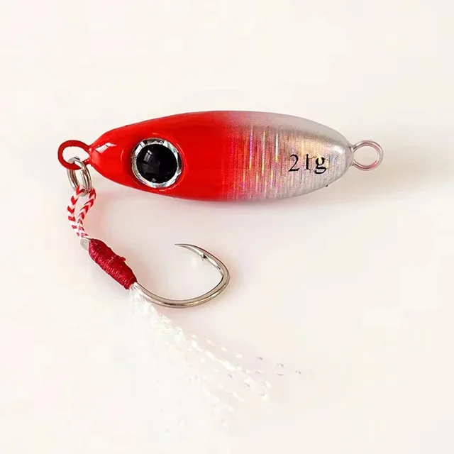 Señuelos de jigging de micro metal para pesca en ríos y lagos