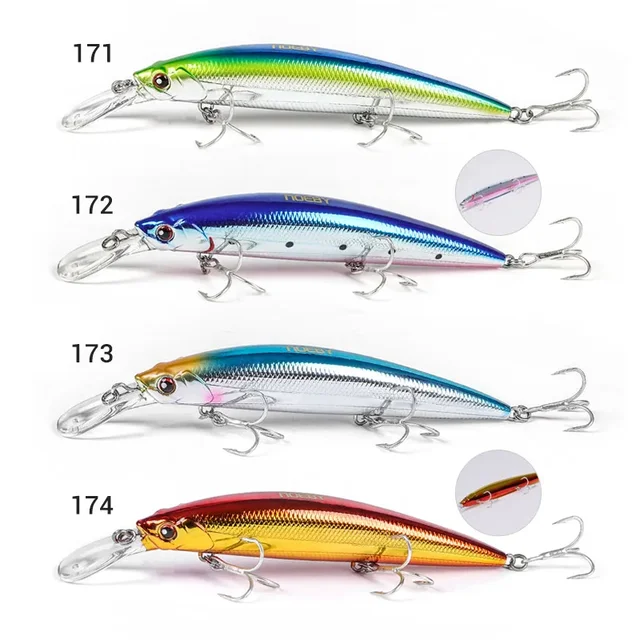 Minnows para pesca en lago