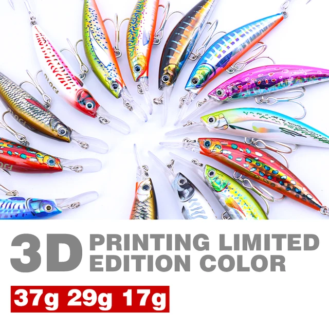 Señuelos de Pesca 3D - Duros y Realistas para Cazadores