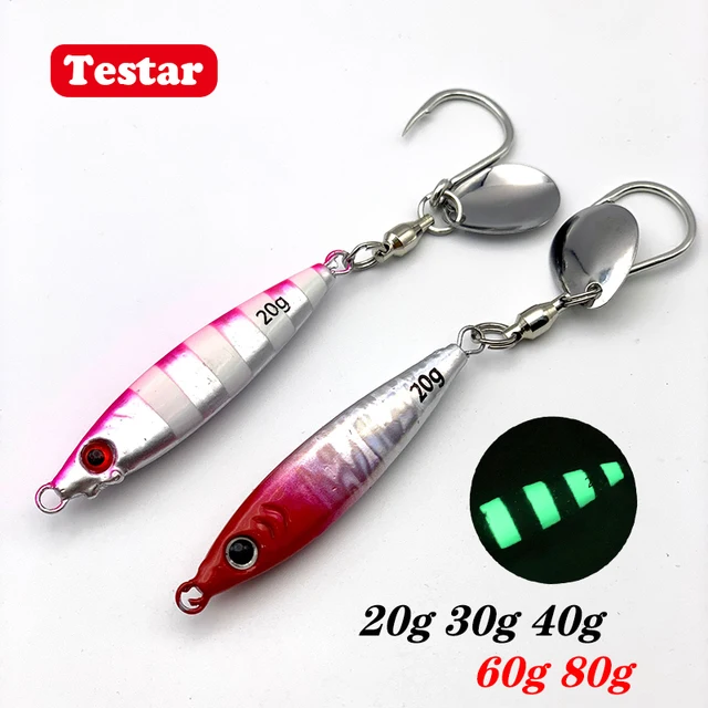 Señuelos de pesca de 20g, 30g, 40g, 60g