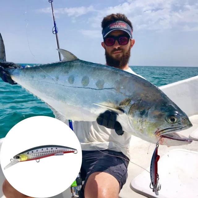 Señuelos de Pesca Realistas Minnow 92mm/40g para Lubina y Agua Dulce