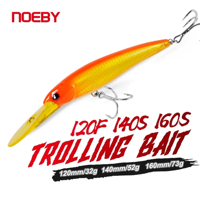 Señuelos de pesca trolling 12cm