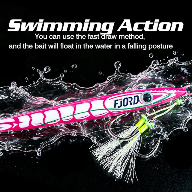 Señuelos Metálicos Fjord UV para Pesca en el Mar