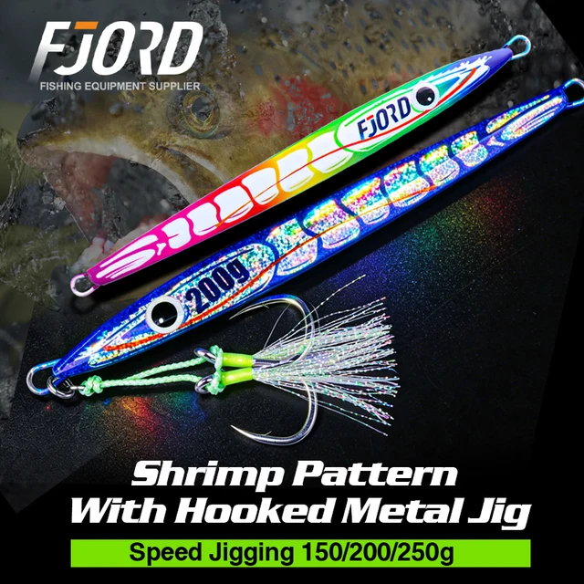 Señuelos Metálicos Fjord UV para Pesca en el Mar