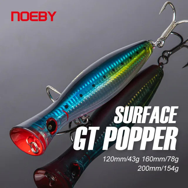 señuelos popper para pesca
