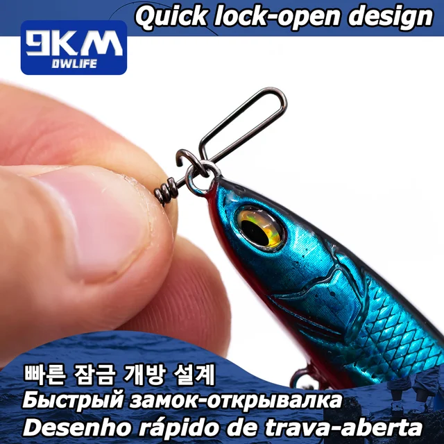 Señuelo y línea para minutería de pesca