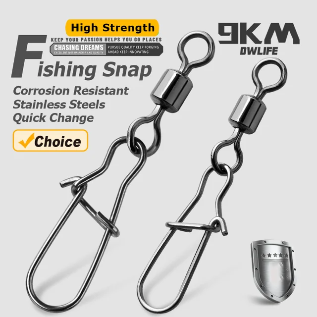 Snap giratorios para pesca al minutería