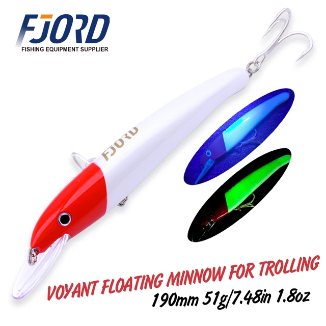 Super Señuelo de Flotación FJORD 190mm - Trolling y Pesca en Agua Salada