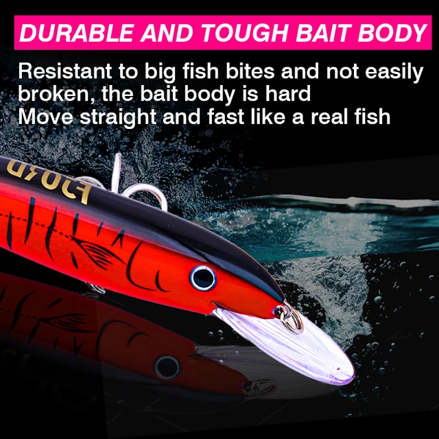 Super Señuelo de Flotación FJORD 190mm - Trolling y Pesca en Agua Salada