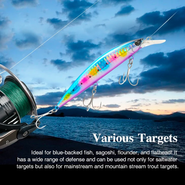 TSURINOYA: Señuelo de Pesca de Mar Largo Alcance, 110mm, 37g