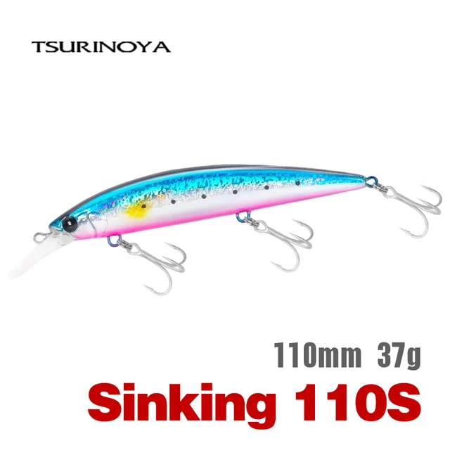 TSURINOYA: Señuelo de Pesca de Mar Largo Alcance, 110mm, 37g
