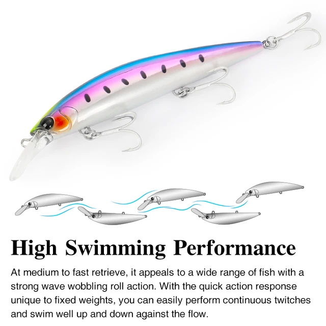 TSURINOYA: Señuelo de Pesca de Mar Largo Alcance, 110mm, 37g