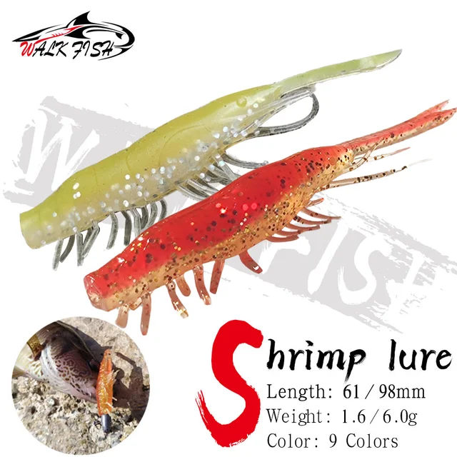 WALK FISH-cebo suave de silicona, señuelos de · Señuelos